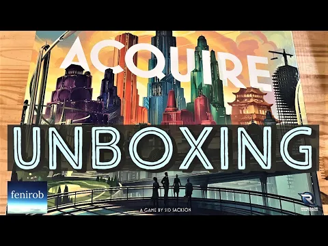 Acquire Board Game | Unboxing (No Talking)