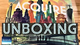 Acquire Board Game | Unboxing (No Talking)