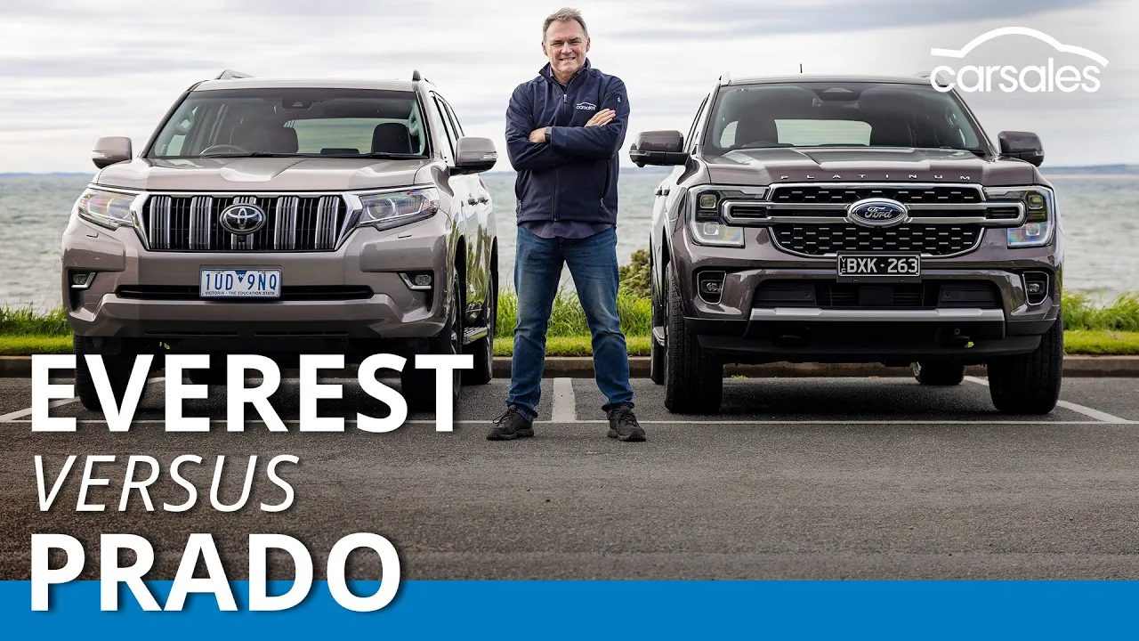 2023 Ford Everest v Toyota Prado Comparison