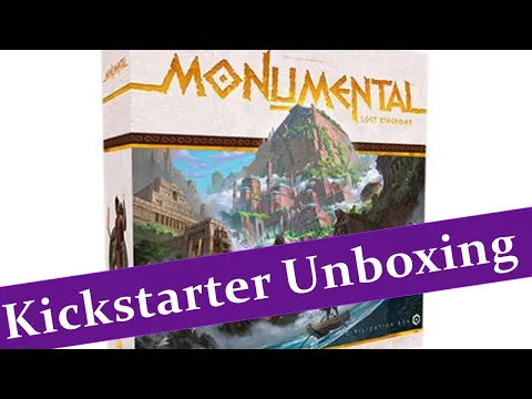 Monumental: The Lost Kingdoms Kickstarter Unboxing (Miniatures Version)