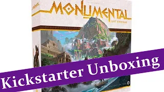 Monumental: The Lost Kingdoms Kickstarter Unboxing (Miniatures Version)