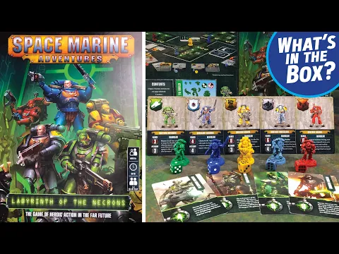 Games Workshop SPACE MARINE ADVENTURES - LABYRINTH OF THE NECRONS Unboxing