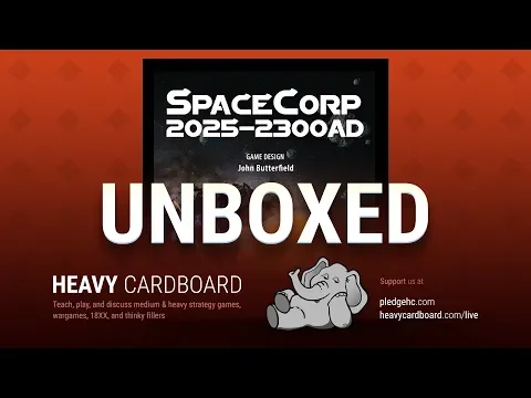 SpaceCorp unboxed by Heavy Cardboard