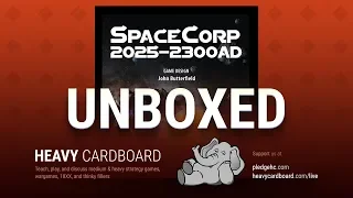SpaceCorp unboxed by Heavy Cardboard