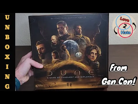 Unboxing of Dune: A Game of Conquest and Diplomacy - Love 2 Hate