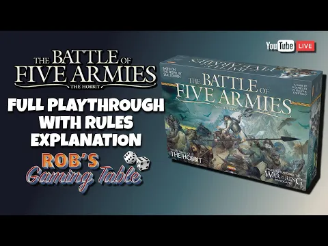 The Battle of Five Armies Full Playthrough (with rules/strategy explanations)