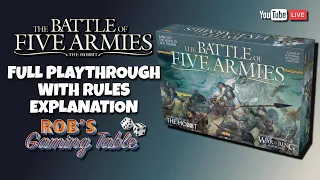 The Battle of Five Armies Full Playthrough (with rules/strategy explanations)