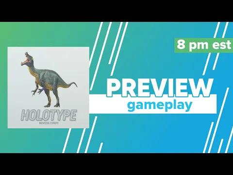 Holotype Mesozoic Europe Kickstarter Preview Gameplay & First Impressions