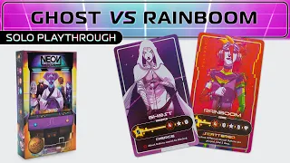 Ghost vs Rainboom | Neon Reign | Solo Playthrough Hard Mode