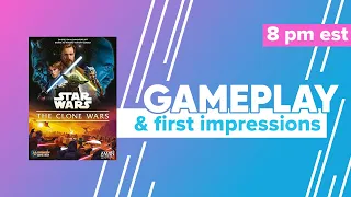 Star Wars The Clone Wars Gameplay vs Asajj Ventress & First Impressions