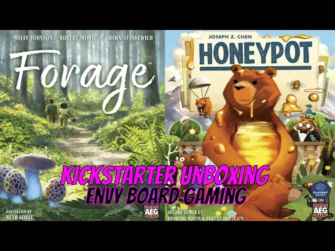 Forage & Honeypot Kickstarter Unboxing