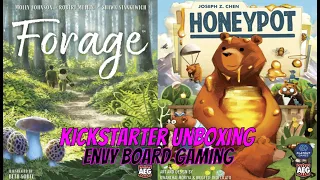 Forage & Honeypot Kickstarter Unboxing