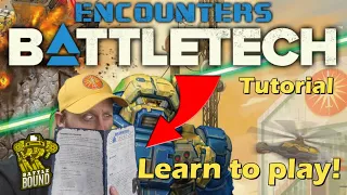 Let's Play Battletech Encounters! Learn-to-Play | TUTORIAL | REVIEW