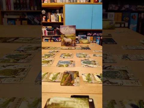 We're spending tonight in the forest, Forest Shuffle Dartmoor that is @lookoutgames