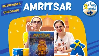 Episodio 31: 🔥🛕🎲UNBOXING AMRITSAR, el templo dorado y la ENTREVISTA con su AUTOR 🎙️🎲🔥