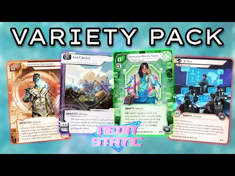 Neon Static Netrunner In Person Games - Livestream 9/9/23