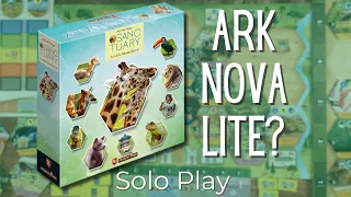 Sanctuary: Solo Playthrough | Streamlined Ark Nova Tile-Drafting Puzzle
