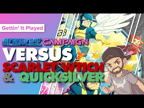Marvel United Megaverse Campaign vs. Scarlet Witch and Quicksilver | Game #29 Avengers/X-Men