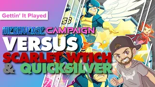 Marvel United Megaverse Campaign vs. Scarlet Witch and Quicksilver | Game #29 Avengers/X-Men