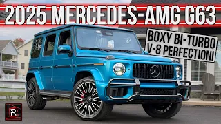 The 2025 Mercedes-AMG G63 Is A Prestigious & Posh Bi-Turbo Box That Makes Bold Statement