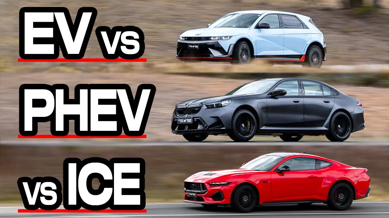 Mustang v M5 v Ioniq 5 N (Performance Powertrain Shootout 2025)