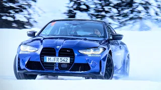 BMW 510hp RWD Ice Driving, how difficult can it be? | 4k