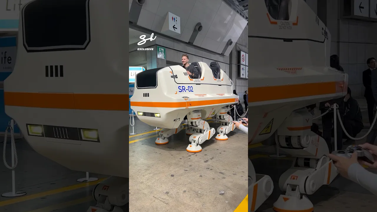 Sergi looks like he's on his way to Coruscant 😅 #starwars #robots #vehicles