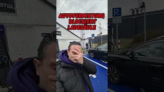 Autovermietung BLOCKIERT LADESÄULE! ZUM KOTZEN SOWAS #elektroauto #emobility #shortvideo #shorts