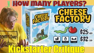 Cheese Factory - Kickstarter Critique Review