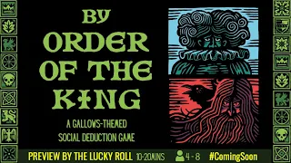 Preview - By Order of the King - Loosejaw Games #socialdeductiongame #socialdeduction #boardgames