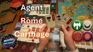 Rome Total War: The Board Game - Campaign - Playthrough - Part 10 - Turn 2 - Agent - Rome & Carthage