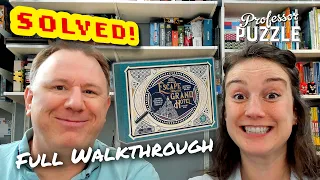 Escape the Grand Hotel by Professor Puzzle - full walkthrough + solution with Dr Gareth and Laura