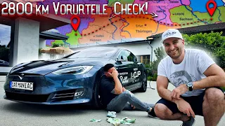 ELEKTRO-QUAL? 2.800km im TESLA mit VERBRENNER FANBOY!
