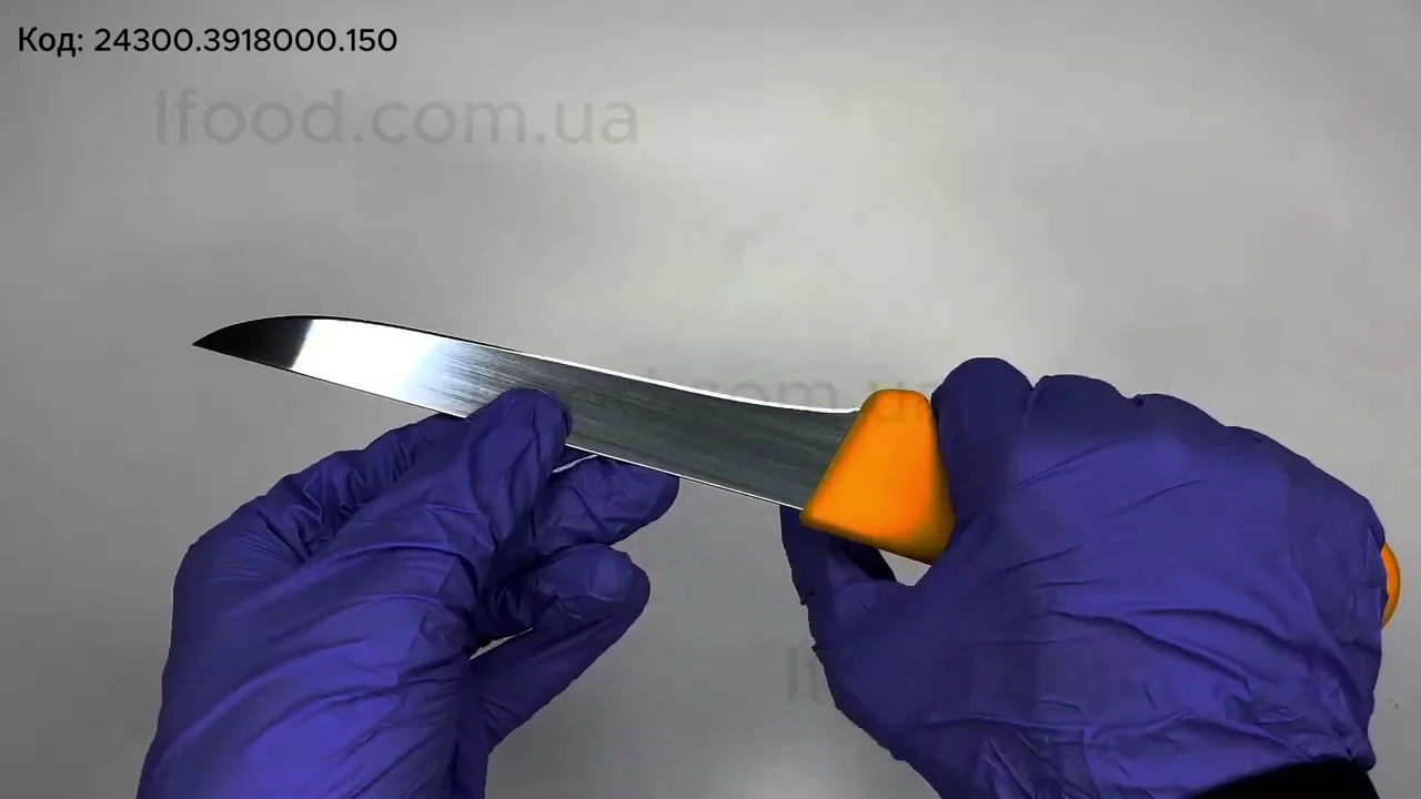 Ніж обвалювальний Icel Poly 150 мм червоний 24400.3918000.150