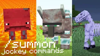 How to Summon Every Single Jockey in Minecraft Bedrock. How to Summon Every Single Jockey in Minecraft Bedrock.