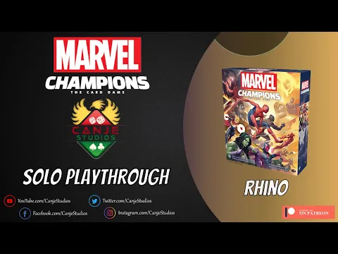 Canje Plays Marvel Champions v2 - She-Hulk vs Rhino