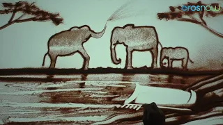 Save Wild Life - Sand Art By Nitish Bharti | Haathi Mere Saathi | Streaming On Eros Now