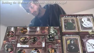 Building the Murders at Tealwoods Manor boardgame prototype!
