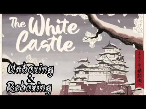 Unboxing & Reboxing of The White Castle | @devir-games #boardgames