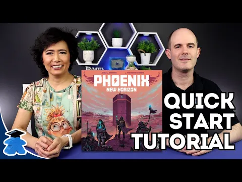 Phoenix New Horizon - Start Playing in 14 minutes - Concise Board Game Tutorial