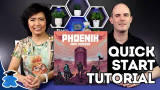 Phoenix New Horizon - Start Playing in 14 minutes - Concise Board Game Tutorial