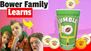 Bower Family Learns Fumble!