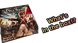 Shadows of Brimstone Lost Army Mission Pack Unboxing