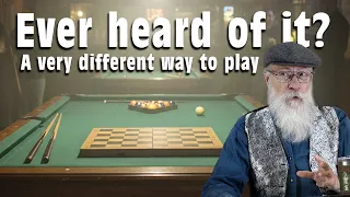 It's called American Pool Checkers, a variant based on Russian Checkers. (A viewer request!)