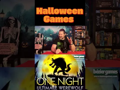 One Night Ultimate Werewolf: Top Halloween Games #gamenight #boardgames #horror