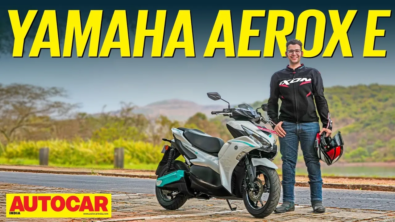 Yamaha Aerox E review - Is the electric Aerox fun? | First Ride | Autocar India