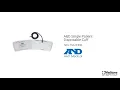 A&D Single Patient Disposable Cuff - Pack of 10 video