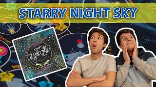 Starry Night Sky | Constellations, Exploration, and Myths! | (Board Game Overview & Review #81)