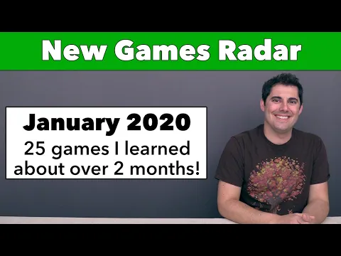 Games Radar Jan '20 - 25 new board games discussed!