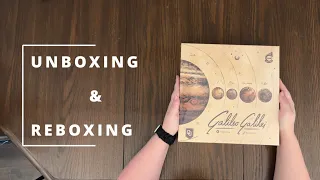 Galileo Galilei - Board Game Unboxing & Reboxing - What's in the Box?
